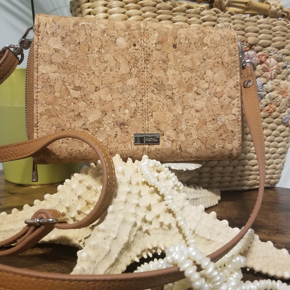 Cork crossbody bag